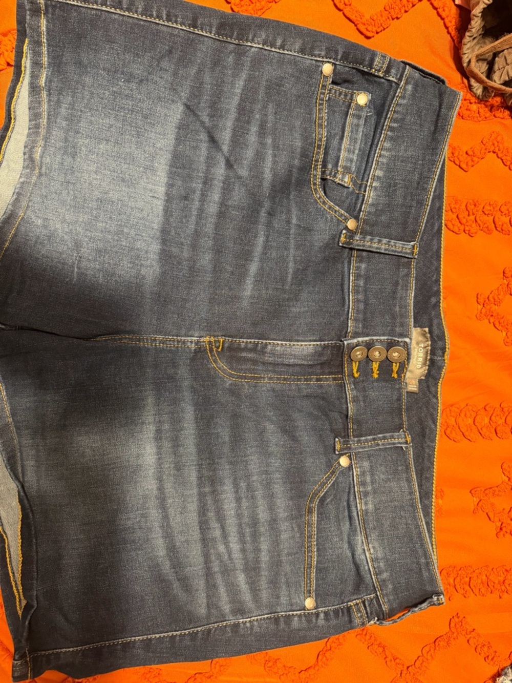 Torrid Dark Blue Denim Jean Shorts